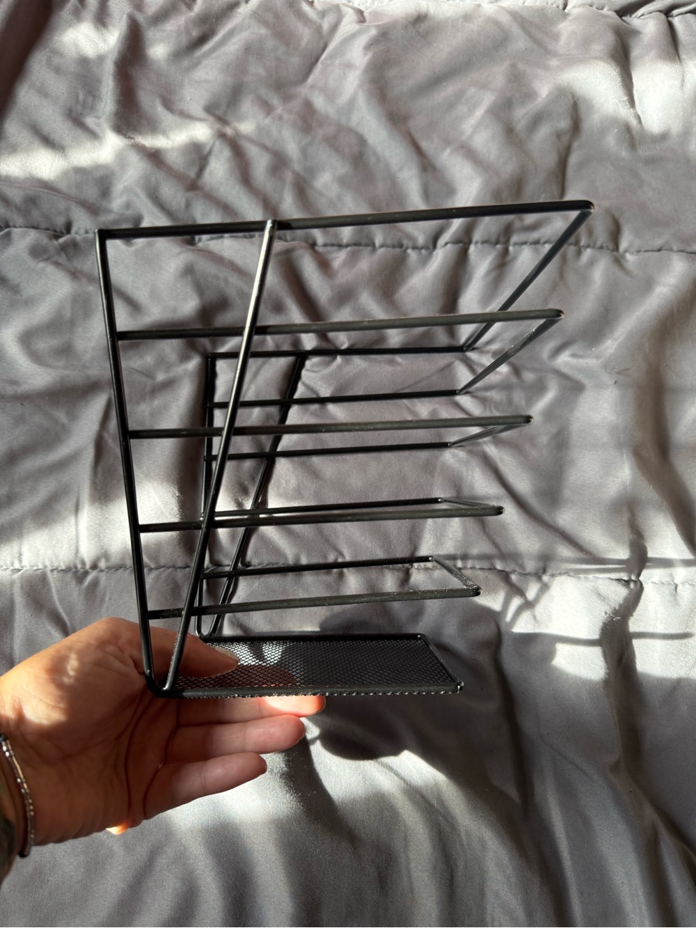 Black Metal Wall File Organizer - Brand - Picture 9 of 12